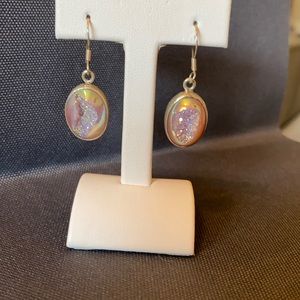 Sterling silver and pinkish stone